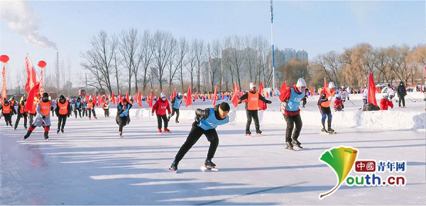 冰雪运动激发体育热情 鸡西市举办首届冬季运动会(图3)
