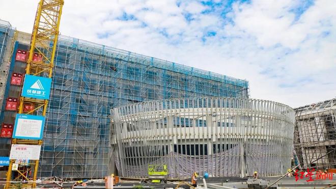 主体完工！四川省体育运动学校预计年底前正式竣工(图1)